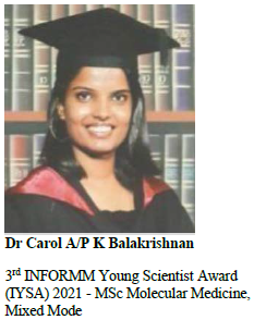 03 030622 INFORMM Young Scientist Award 2021